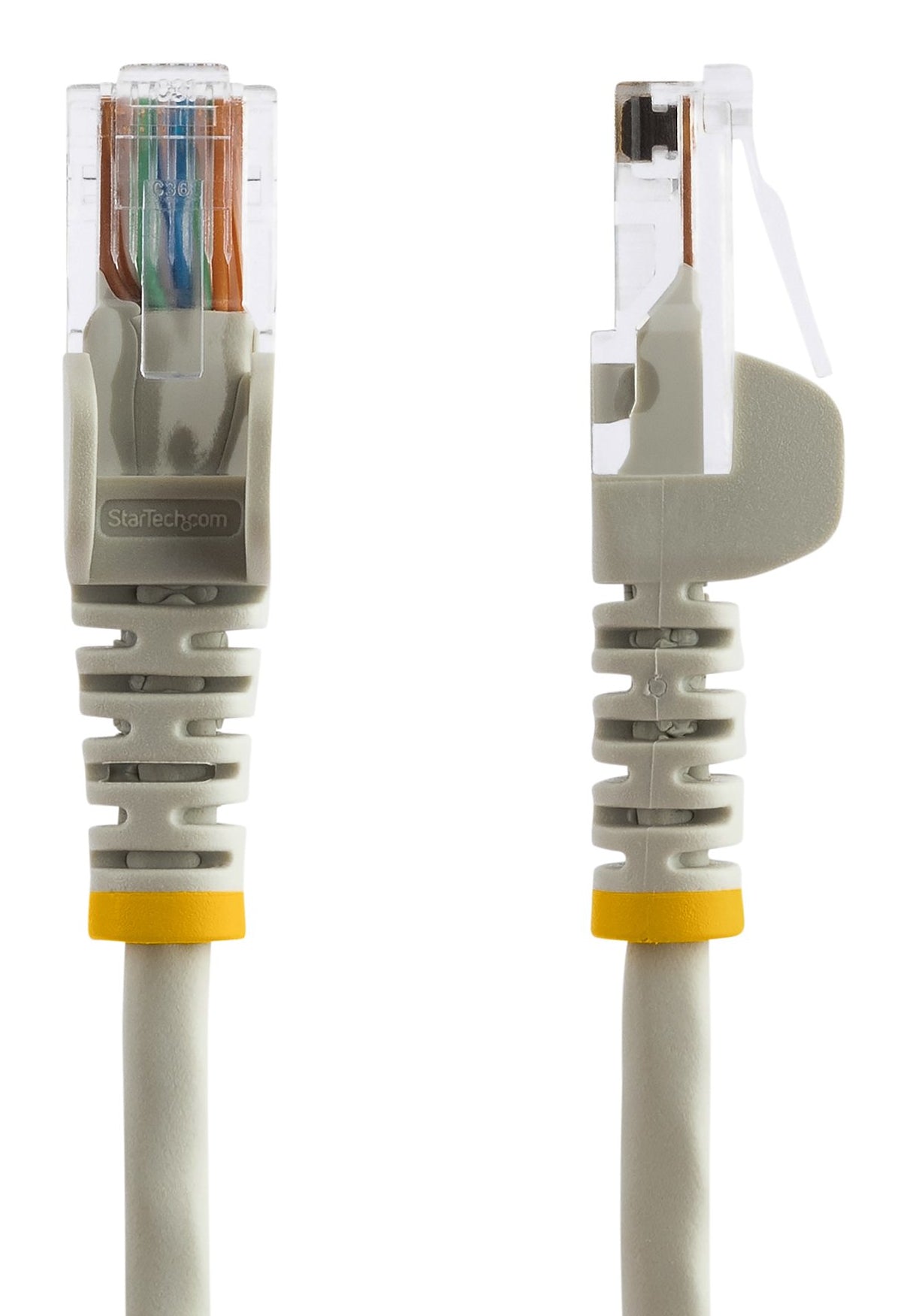 StarTech.com 25 ft Gray Snagless Category 5e (350 MHz) UTP Patch Cable Cable Gris 7,62 m 23,8 mm 200 mm