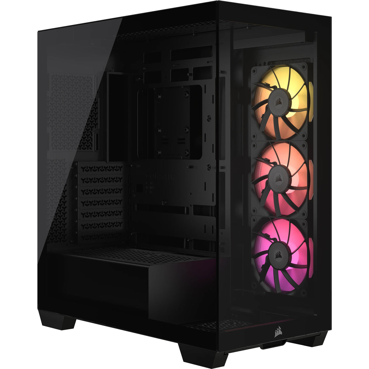 Corsair iCUE LINK 3500X RGB Midi Tower Negro, EATX, Acero, Vidrio templado