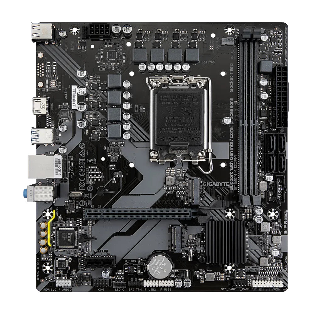 GIGABYTE B760M K DDR4 placas base Intel LGA 1700 LGA 1700 DDR4-SDRAM