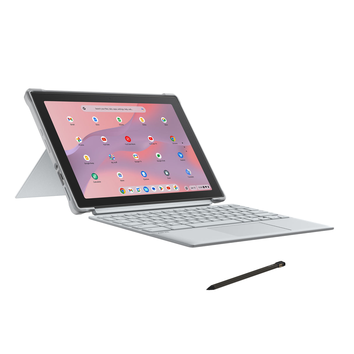 ASUS Chromebook CM3001DM2A-MT8G128M Laptop Fog Silver Chromebook Plata Convertible (extraíble)