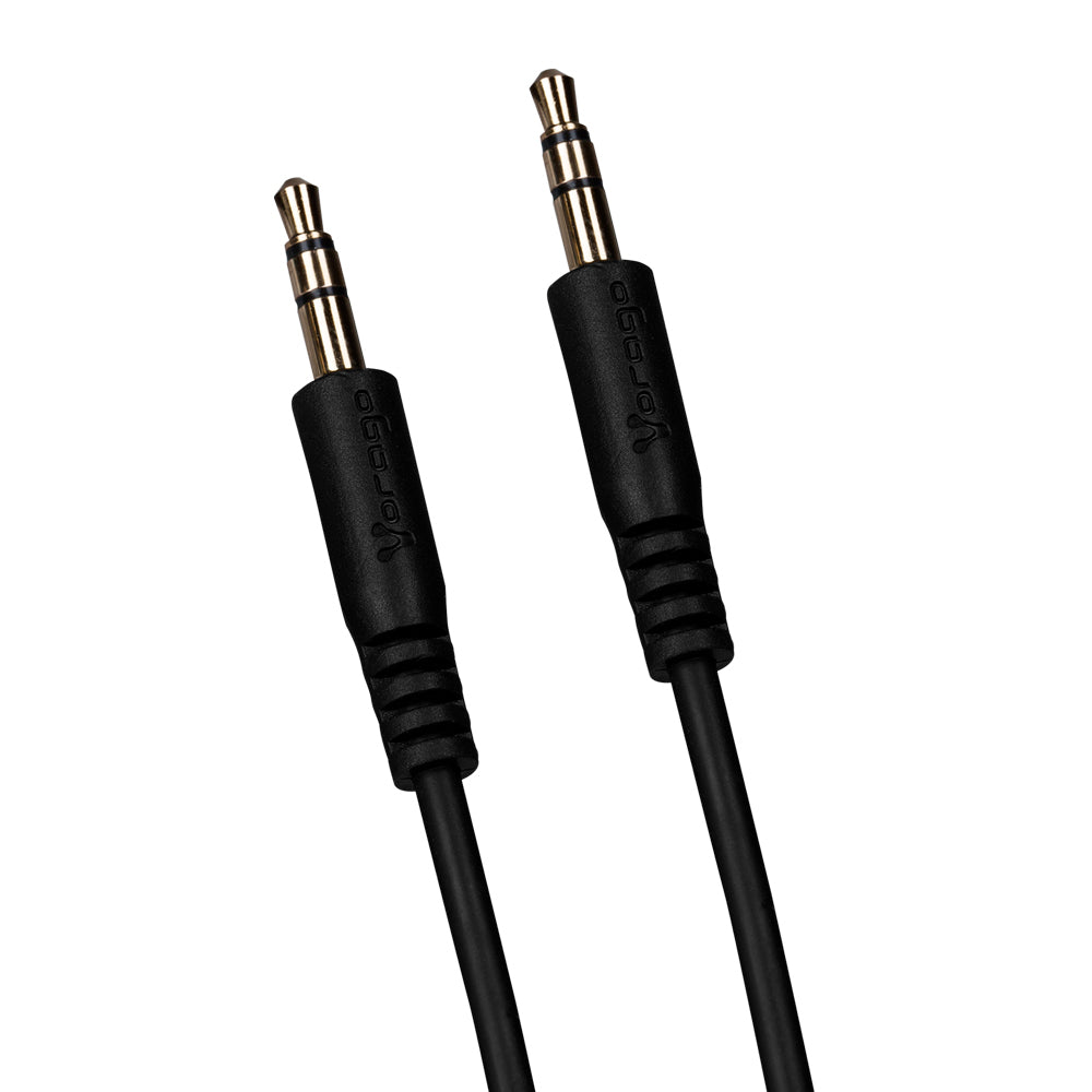 Vorago CAB-A01B cable de audio 1 m 3,5mm Negro, Macho, Macho | Cables de audio