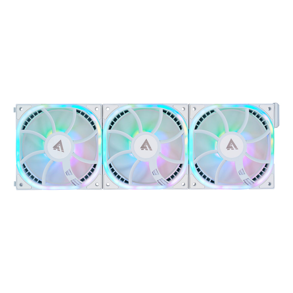 VORAGO Kit Ventiladores FKG500-WH, Producto Empresarial, 3 Velocidades, Bajo Ruido