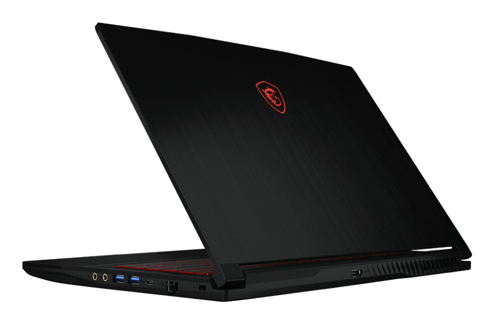 MSI Gaming Thin GF63 12UCX-608AU Laptop Portátil Negro Concha 39,6 cm (15.6")