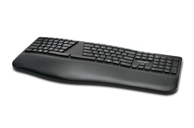 Kensington Teclado inalámbrico Pro Fit® Ergo (negro) Teclado Universal Inalámbrico y alámbrico RF inalámbrica + USB QWERTY