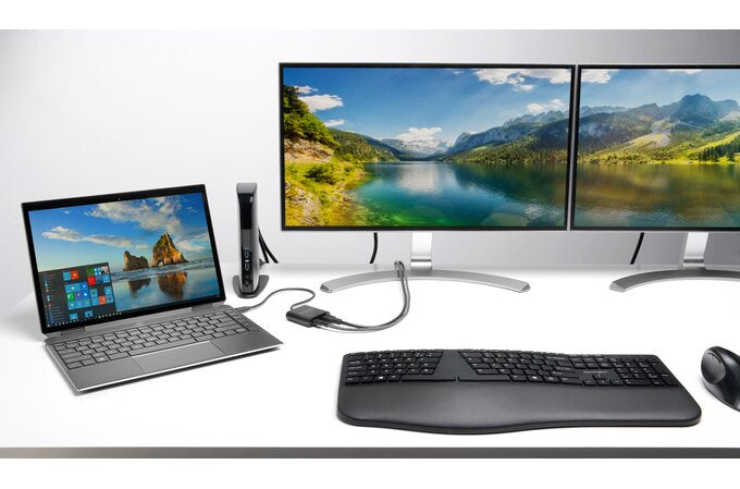 Kensington Teclado inalámbrico Pro Fit® Ergo (negro) Teclado Universal Inalámbrico y alámbrico RF inalámbrica + USB QWERTY