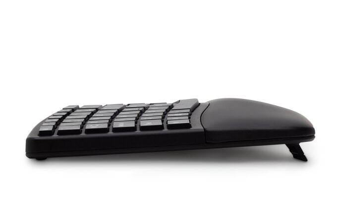Kensington Teclado inalámbrico Pro Fit® Ergo (negro) Teclado Universal Inalámbrico y alámbrico RF inalámbrica + USB QWERTY