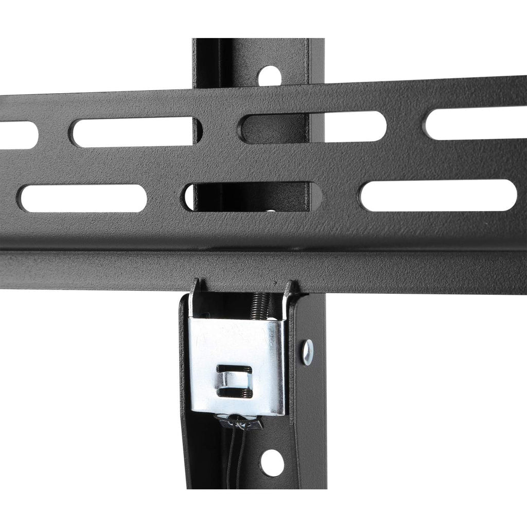 Manhattan Soporte de pared para TV/monitores (Fijo), pantallas 60"–100", Compatibilidad VESA: de 200x200 a 900x600 mm (verifique las dimensiones de los cuatro orificios de montaje traseros), carga máxima 50 kg, negro Monitor negro