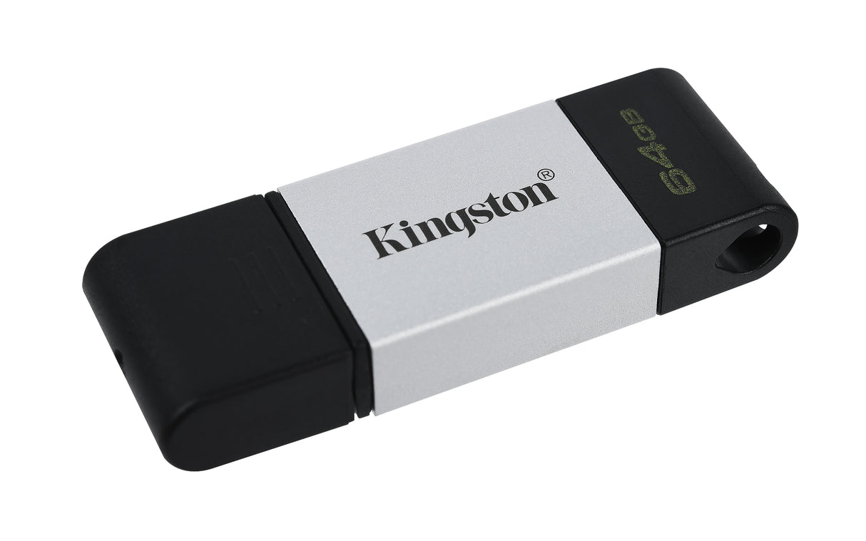 Kingston Technology DataTraveler 80 Memoria Flash 64 GB USB Tipo C 3.2 Gen 1 (3.1 Gen 1) 200 MB/s