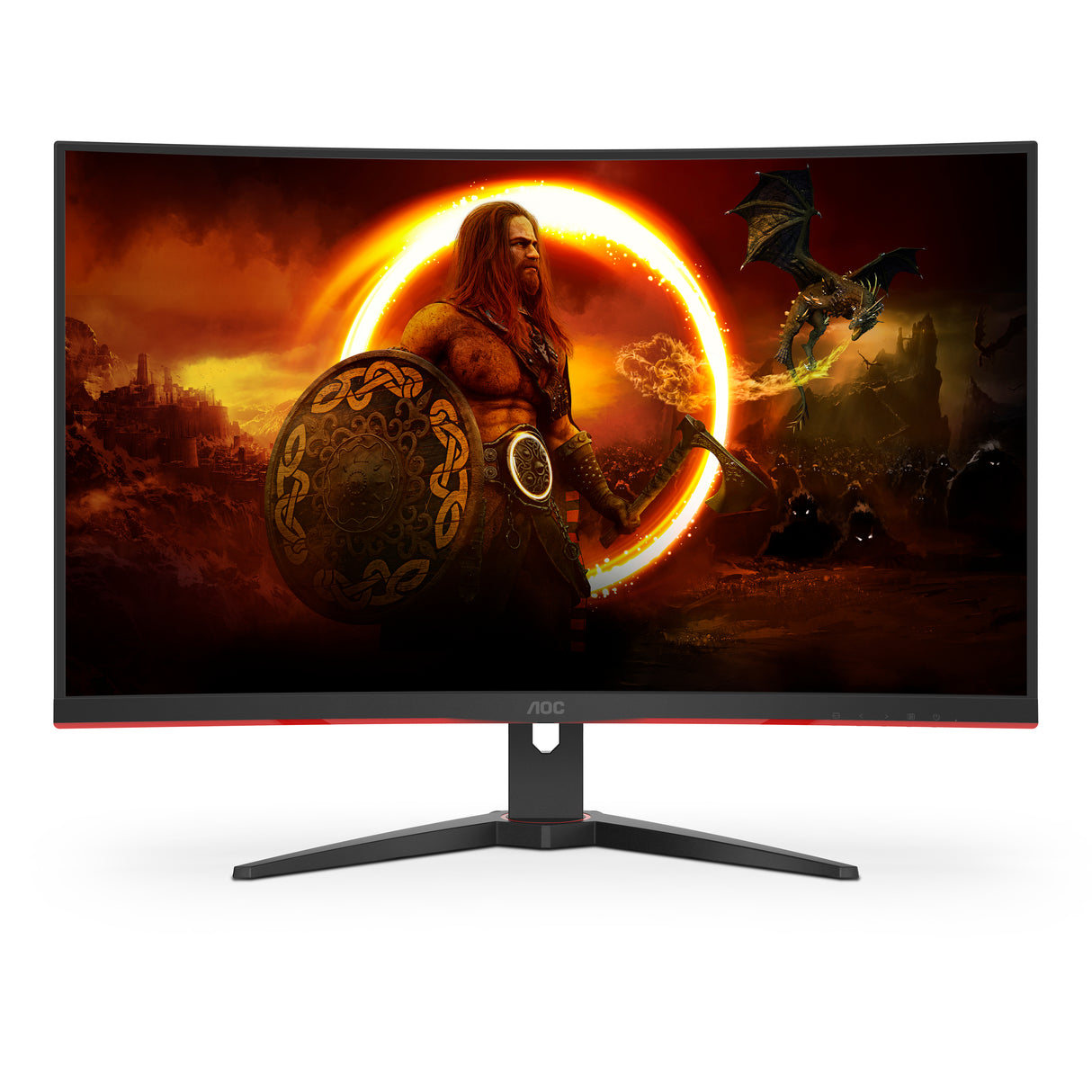 AOC C32G2ZE Monitor 80 cm (31.5") 1920 x 1080 Pixeles Full HD W-LED Negro