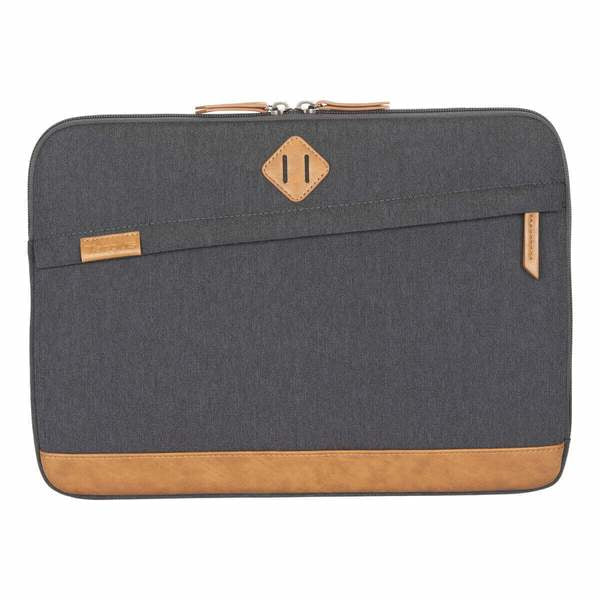 Targus Strata III Laptop Monocromo 35,6 cm (14") Funda Marrón, Gris
