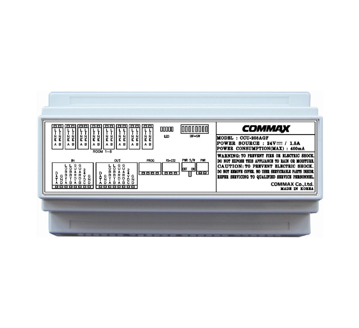 COMMAX CCU-204AGF accesorio intercomunicador Caja para instalación empotrada