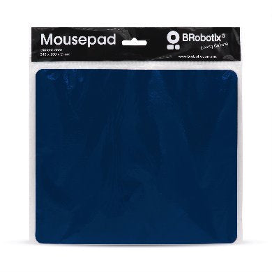 Mousepad BRobotix 695157, 24 x 20cm, Grosor 1mm, Azul