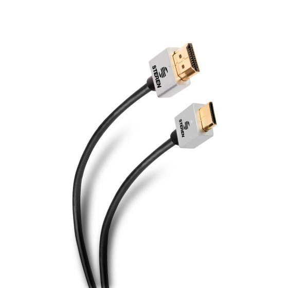 Steren 295-880 cable HDMI 1.8 m Negro, Gris | Cables HDMI