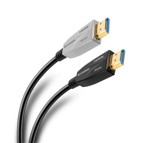 Steren 206-750 cable HDMI 50 m HDMI Tipo A (Estándar) Negro, Gris, 10.2 Gbit/s