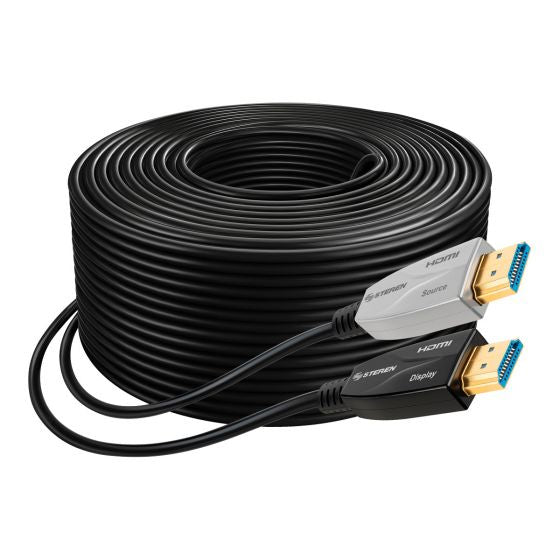 Steren 206-750 cable HDMI 50 m HDMI Tipo A (Estándar) Negro, Gris, 10.2 Gbit/s