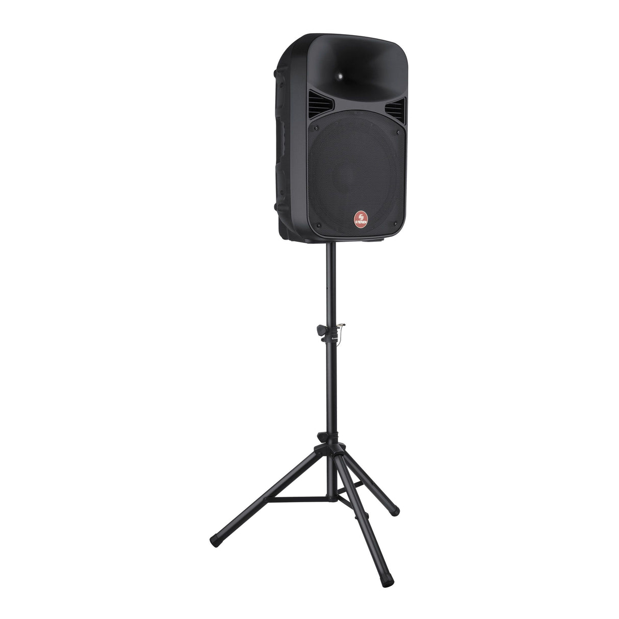 Steren BAF-145 soporte de altavoz Piso Acero Negro, 3 pata(s), 120 cm, 1 pieza(s)
