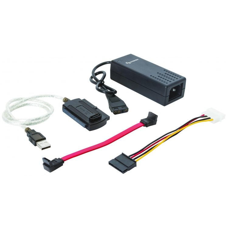 Steren COM-211 convertidor, repetidor o aislador en serie USB 2.0 SATA Negro, Rojo, 500 mA