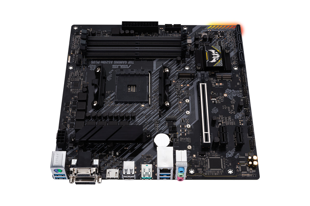 ASUS TUF GAMING A520M-PLUS AMD A520 Enchufe AM4 Micro ATX, AMD Ryzen 3000 Series, DDR4-SDRAM, 128 GB