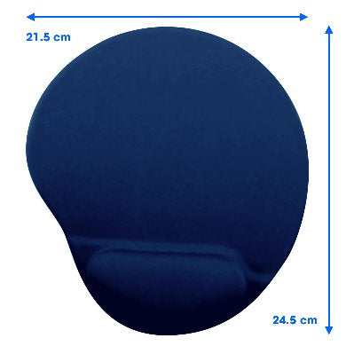 BRobotix 500074A alfombrilla para ratón Cojín de ratón para Juegos Marina, Monocromático, Neopreno, Sintético