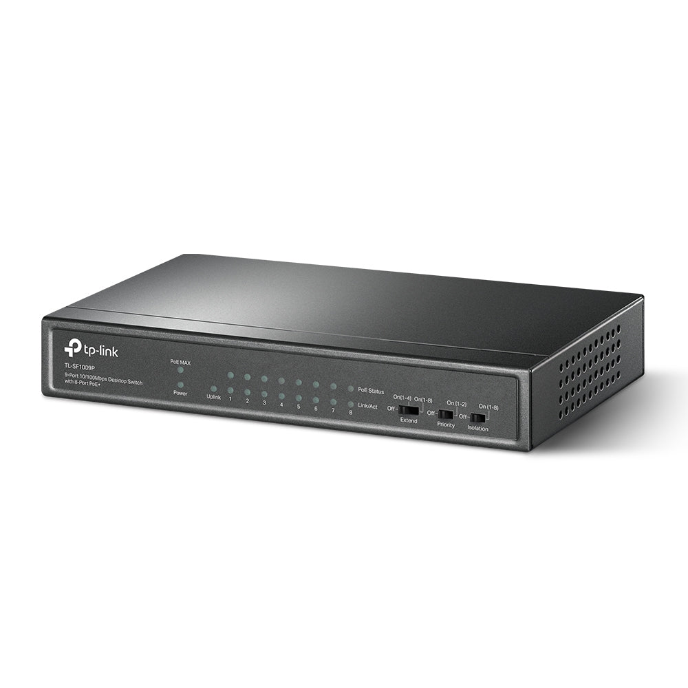 TP-Link TL-SF1009P dispositivo de redes No administrado 9 Fast Ethernet (10/100) 9