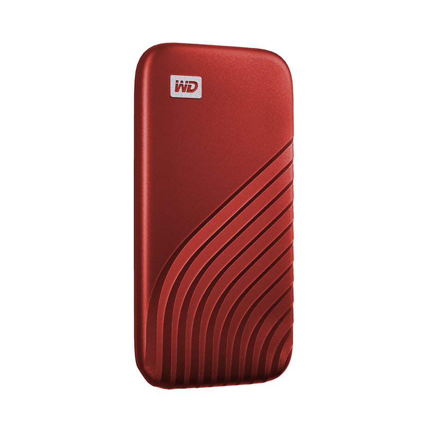 Western Digital My Passport 1 TB USB Tipo C 3.2 Gen 2 (3.1 Gen 2) Rojo, 1050 MB/s, Protección mediante contraseña