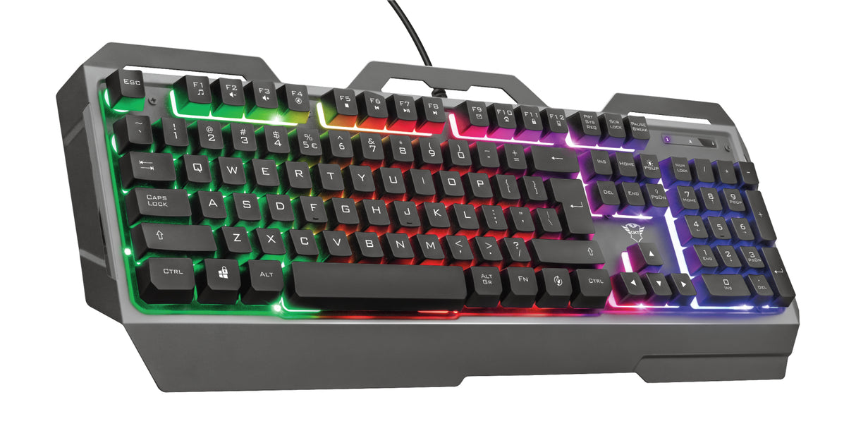 Trust GXT 856 Torac Teclado Juego Alámbrico USB Interruptor de membrana