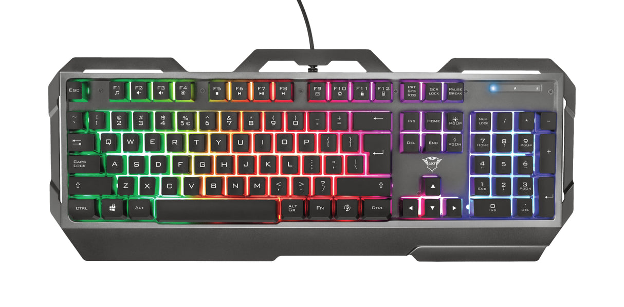 Trust GXT 856 Torac Teclado Juego Alámbrico USB Interruptor de membrana
