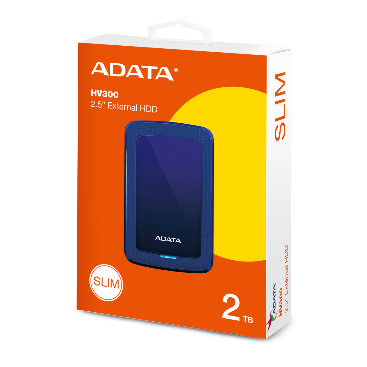 ADATA HV300 discos duros externos 2 GB Unidad de disco duro 3.2 Gen 1 (3.1 Gen 1) Azul