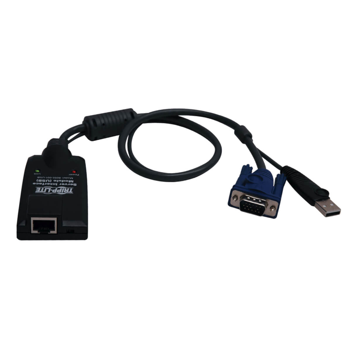Tripp Lite B055-001-USB Accesorios de Multiplexor KVM - Unidad de Interfaz USB de Servidor para Multiplexores KVM NetDir