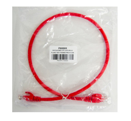 Enson P6006R cable de red Rojo 0.6 m Cat6 U/UTP (UTP) | Cables de red
