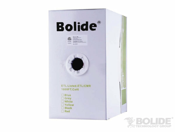 Bolide BP0033/CAT6/CMR-WHITE cable de red Blanco 304,8 m U/UTP (UTP)