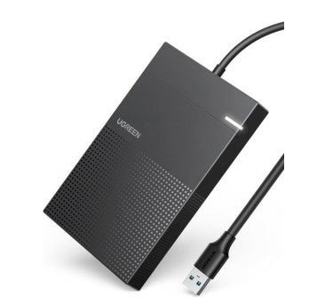 Ugreen 30719 caja para disco duro externo Caja externa para unidad de estado sólido (SSD) Negro 2.5"