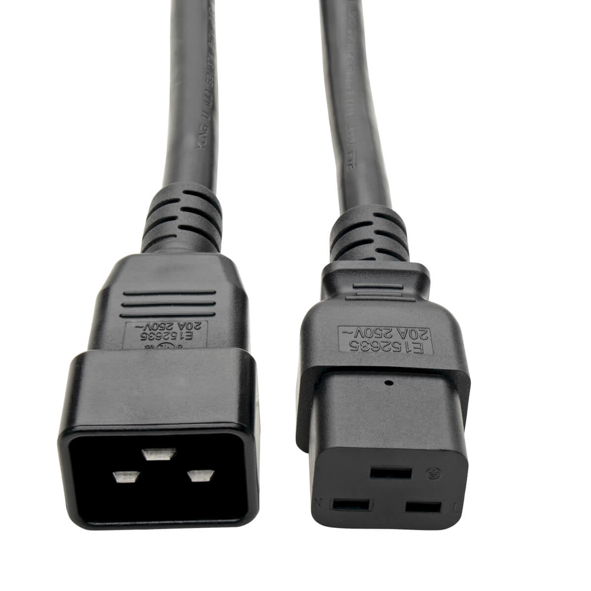Tripp Lite P036-006-2C19 Cable de Extensión / divisor de alimentación, 2 X Divisor en Y C19 a C20 - Servicio Pesado, 20A