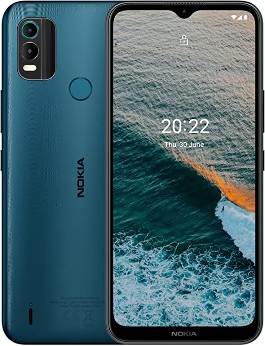 Smartphone Nokia C21 Plus 6.51" 64Gb/2Gb Cámara 13Mp+2Mp/5Mp Octacore Android 11 Color Cian Oscuro