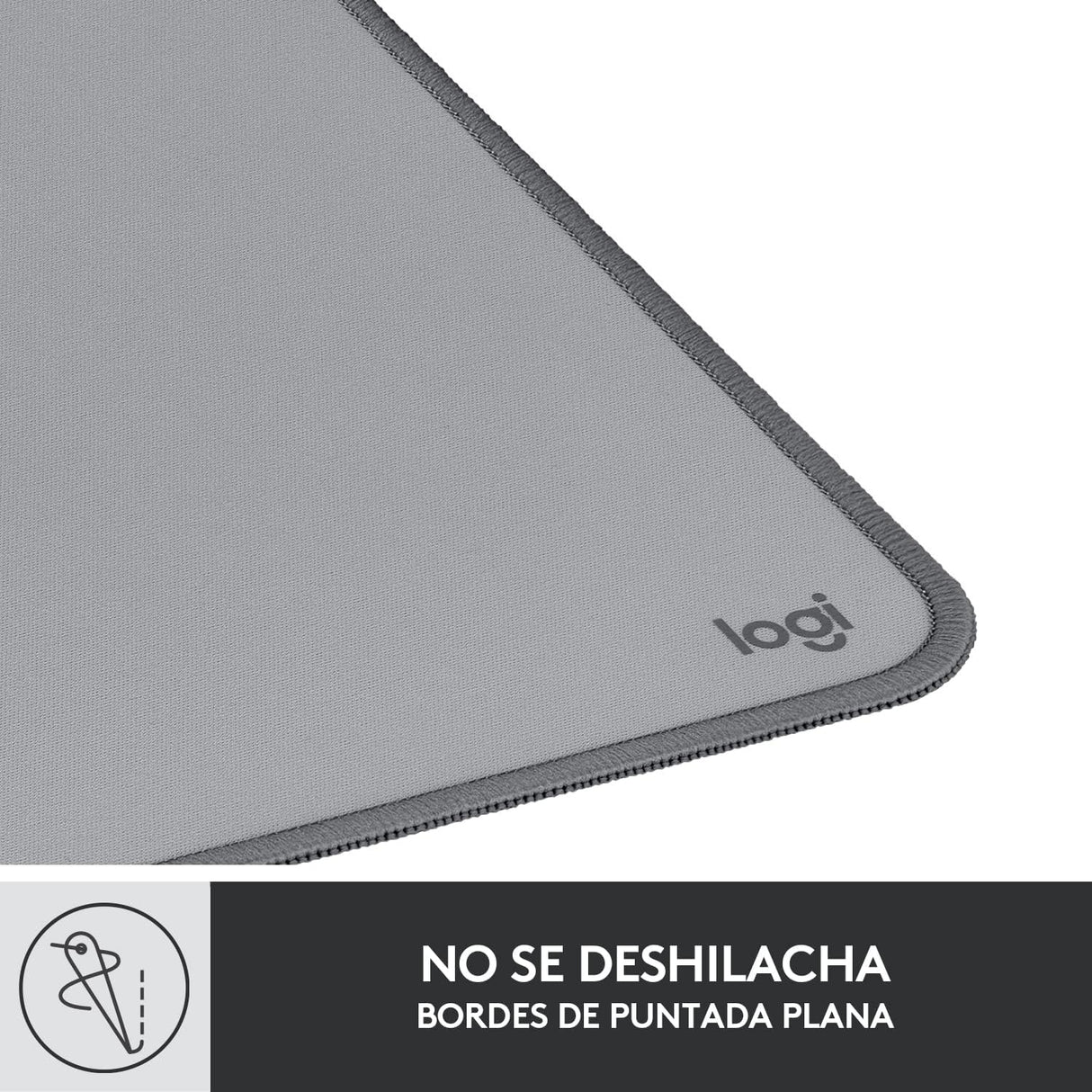 Desk Pad Studio Series Logitech Base Antideslizante Gris - 956-000047 FullOffice.com