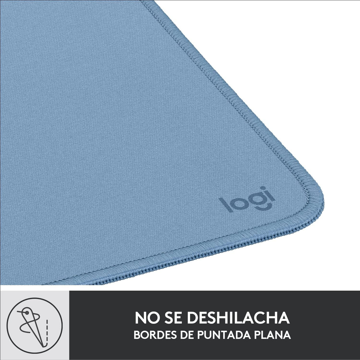 Mouse Pad Logitech Studio Series, Base Antideslizante, Gris Azulado - 956-000038 FullOffice.com