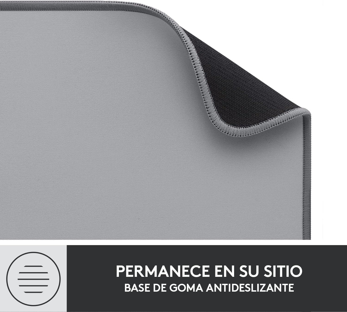 Desk Pad Studio Series Logitech Base Antideslizante Gris - 956-000047 FullOffice.com