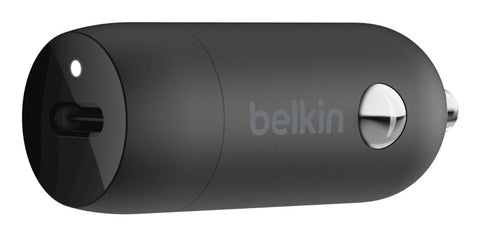 CARGADOR P/AUTO BELKIN USB-C/20W/NEGRO