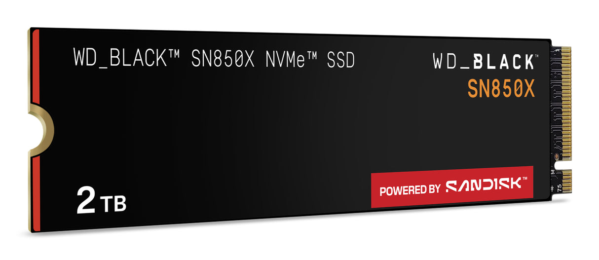 Western Digital WDS200T2X0E unidad interna de estado sólido 2 TB M.2 PCI Express 4.0 NVMe 3D TLC NAND, 7300 MB/s