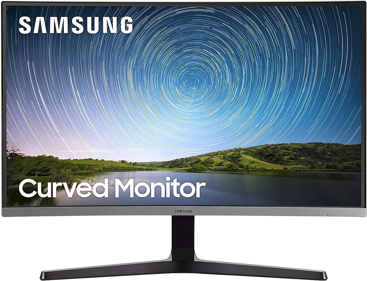 Monitor Gamer Curvo Samsung LCD 32", Full HD, Resolución 1920 X 1080, FreeSync, 75Hz, Panel Va, HDMI, Gris Azulado - LC32R500FHLXZX