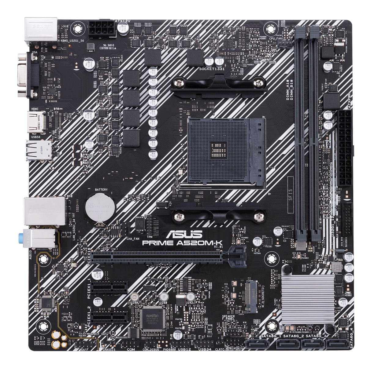 ASUS PRIME A520M-K placas base AMD Zócalo AM4 Zócalo AM4 DDR4-SDRAM