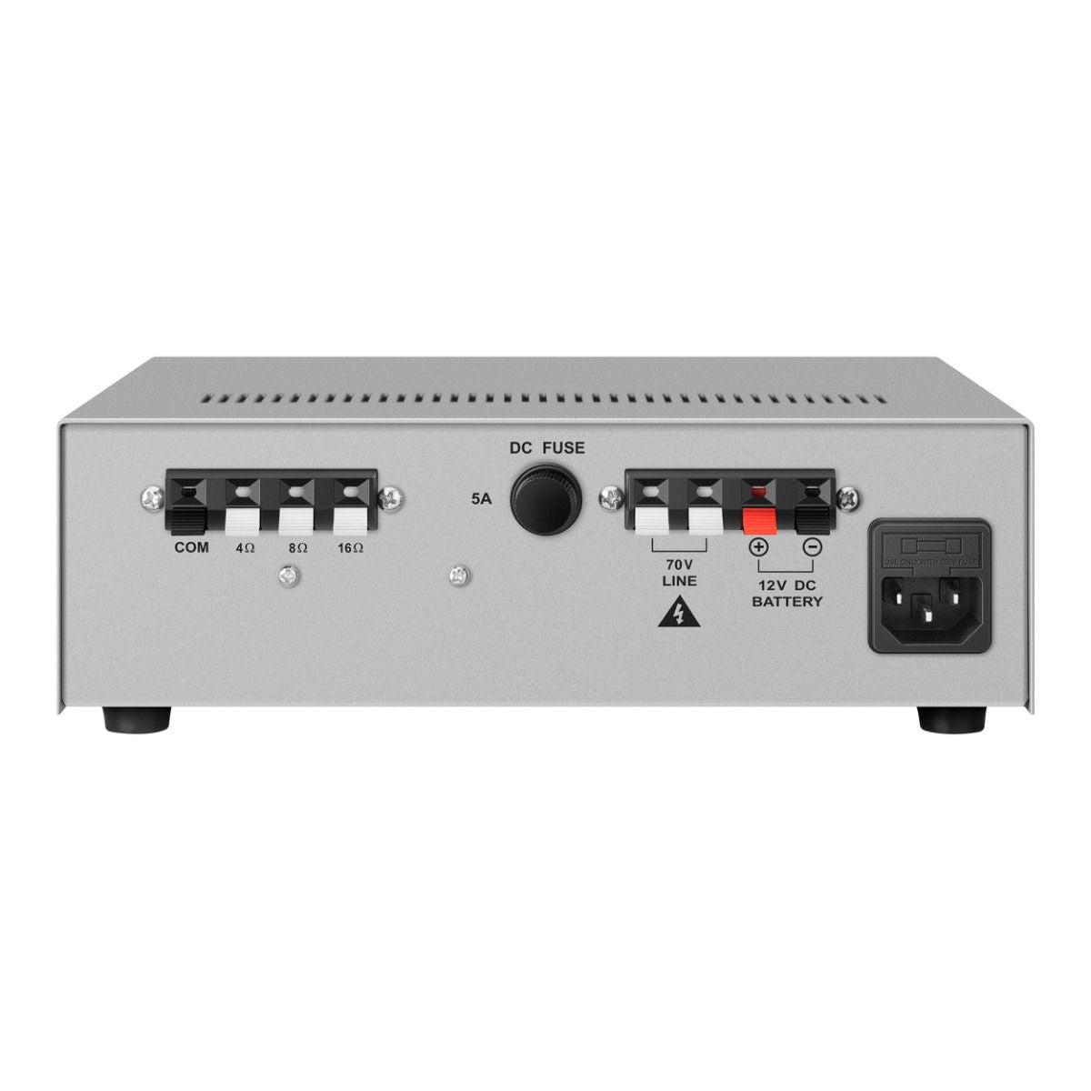 Steren AMP-042 amplificador de audio Rendimiento/fase Plata, 16 Ohmio, 127 V
