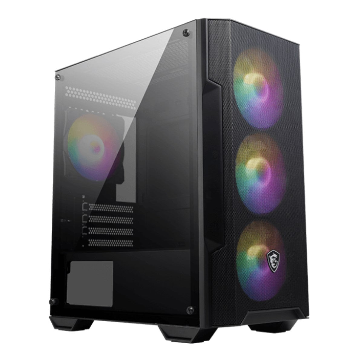 Gabinete MSI MAG Forge M100A, Mid Tower 4 Fan, Negro, USB 3.0, ATX, 360mm CPU