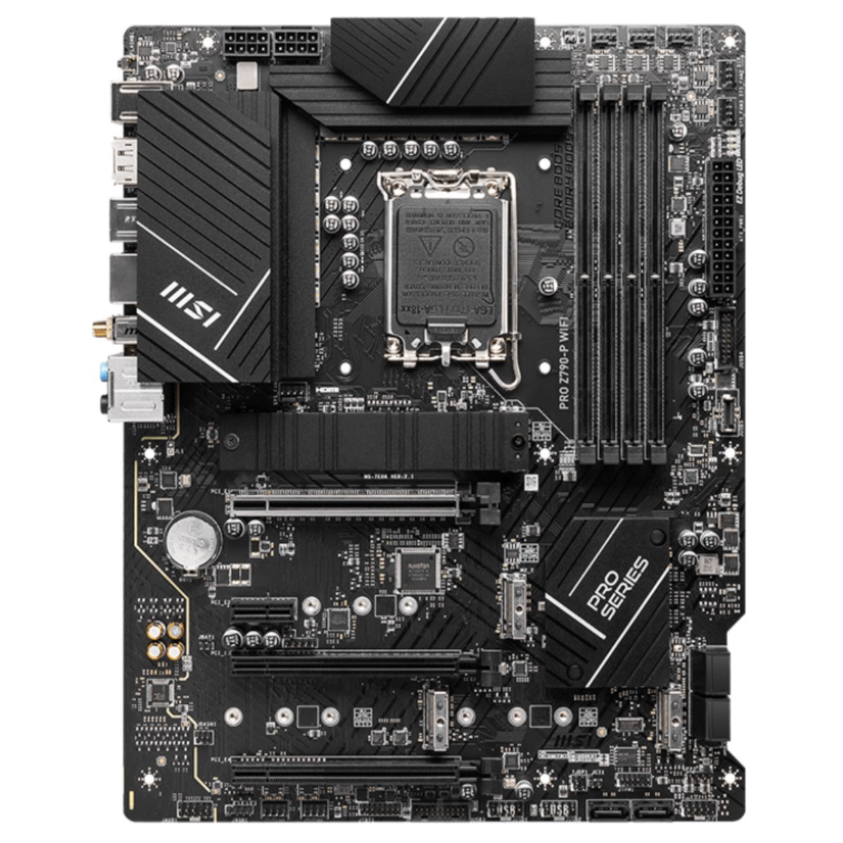 Tarjeta Madre MSI PRO Z790-P WIFI DDR5 M.2 PCIE 5.0 13TH 1700 ATX DP, 4 Ranuras RAM DDR5 4800MHz, USB 3.2 Gen 2, HDMI 2.1, 2.5G LAN