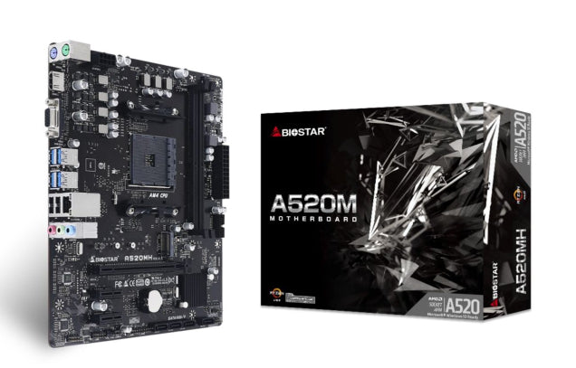 Biostar A520MH placa base AMD A520 micro ATX