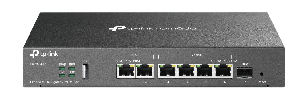 TP-Link Omada ER707-M2 Router Si Si 10,100,1000,2500 Mbit/s 1,44 Gbit/s