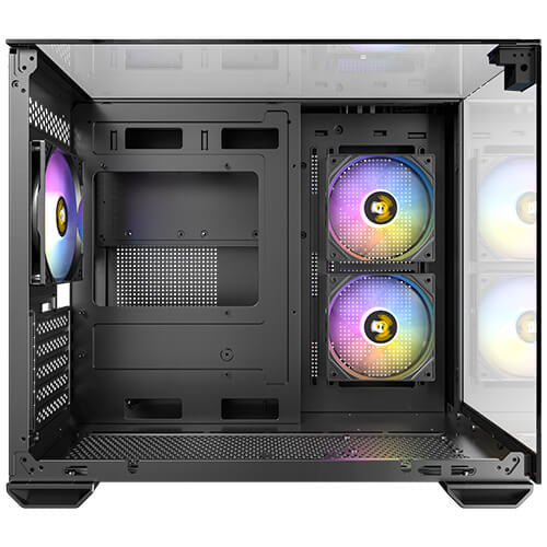 Antec CX600M Trio ARGB Mini Tower Negro, Transparente, ITX, Micro-ITX, Vidrio