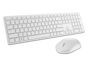 Teclado y Mouse Inalámbrico Dell Pro, USB, Blanco, 2.4GHz, 10m Alcance, Ergonómico