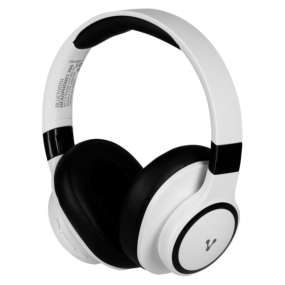 Vorago HPB-205-WH audífono y auriculare Audífonos Inalámbrico y alámbrico Diadema Llamadas/Música USB Tipo C Bluetooth B