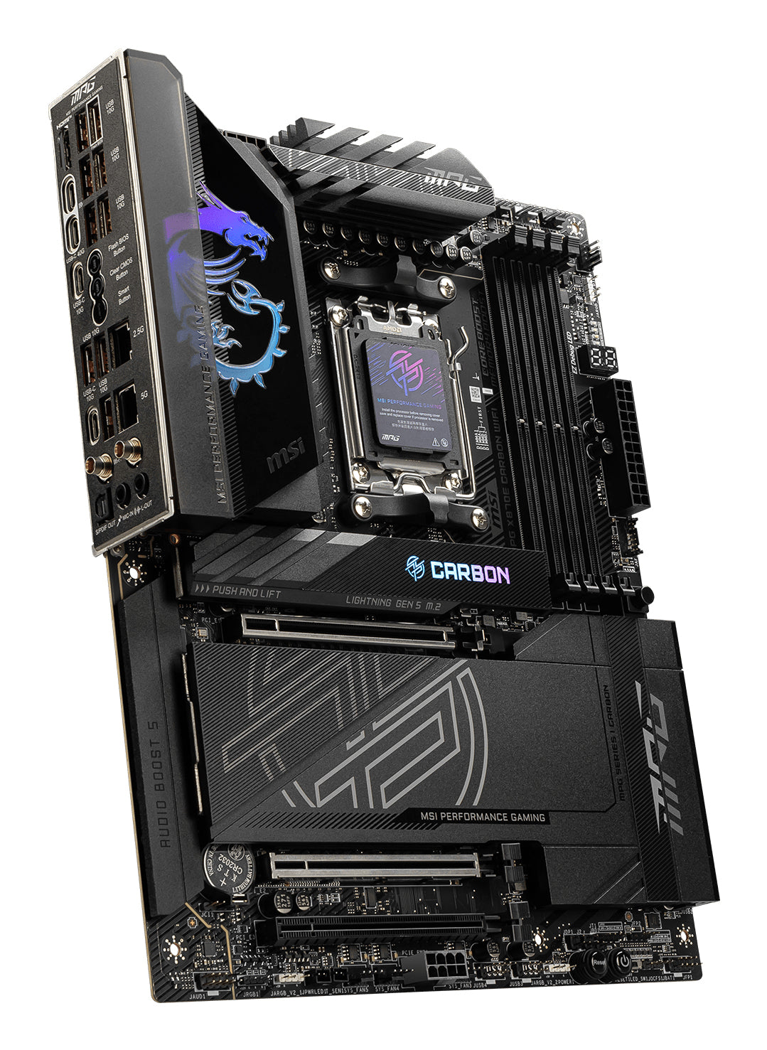 MSI MPG X870E CARBON WIFI placas base AMD Zócalo AM5 AMD Ryzen™ 7 Zócalo AM5